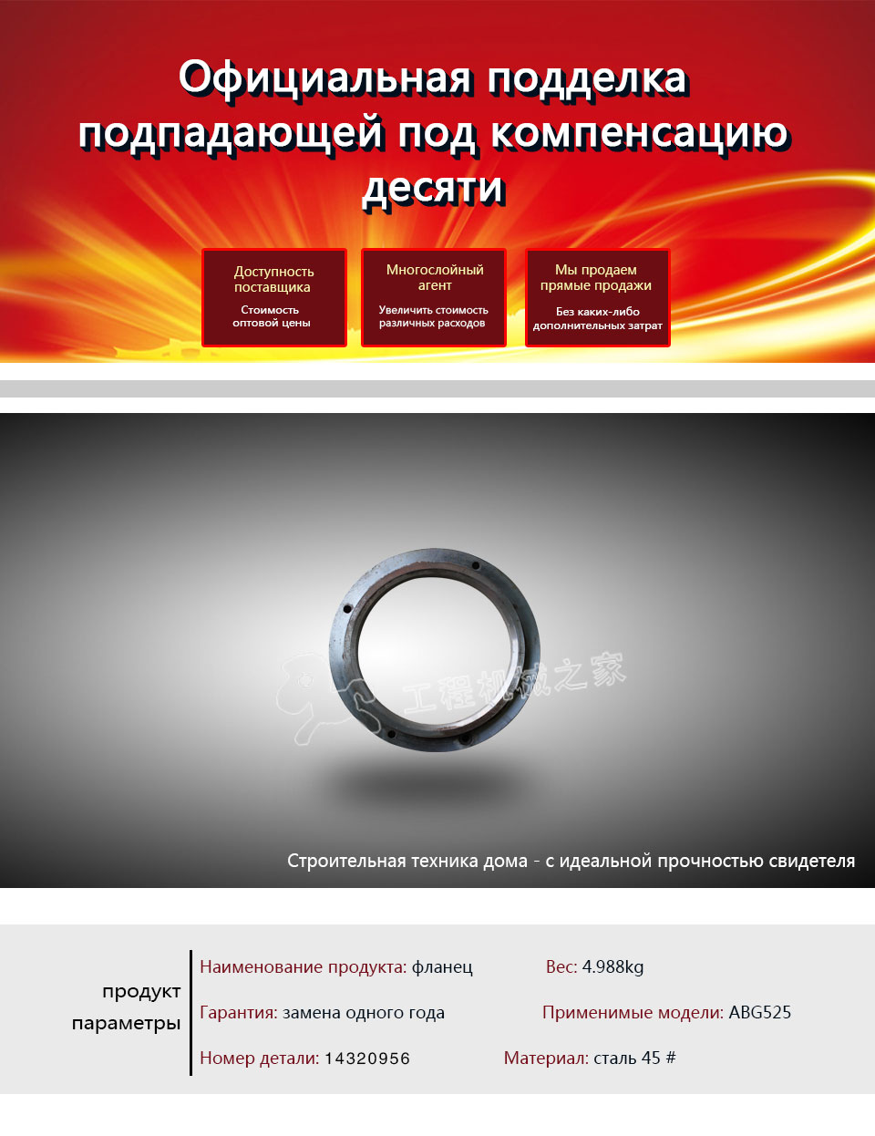 ABG525 Фланцы